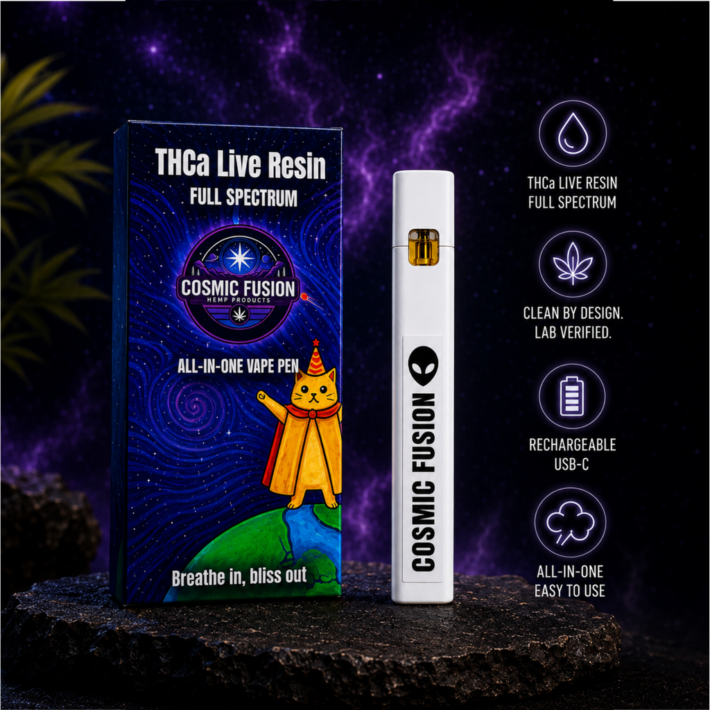 Live Resin THCa Disposable Vape Pen | 1.0 mL, Full Spectrum | King Louis XIII- Indica