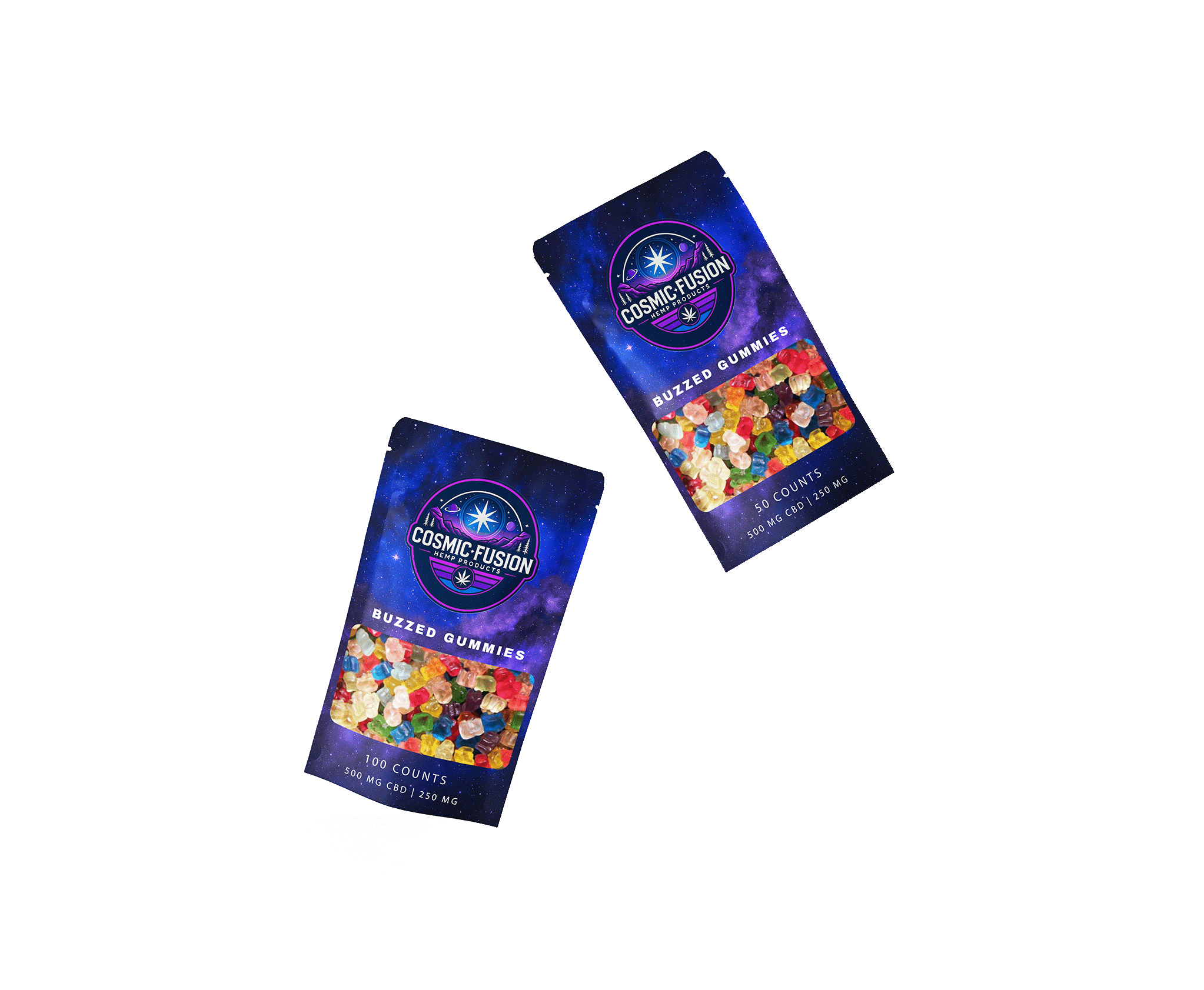 Buzzed THC Gummies | Extra Strength with Delta 8 THC | Pineapple